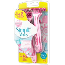 Gillette Simply Venus 3 Engangsskrabere 6-pk.