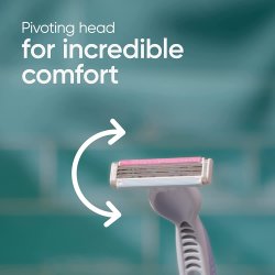 Gillette Venus 3 Engangsskrabere Colors 4-pk.