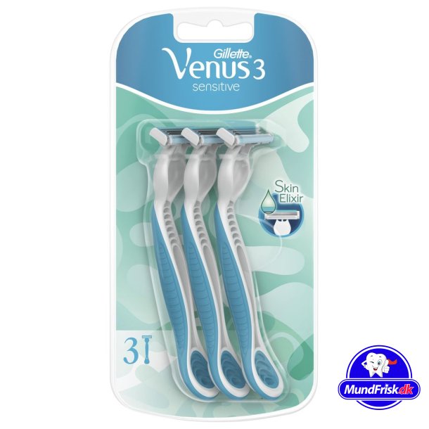 Gillette Venus 3 Engangsskraper Sensitive 3-pk.