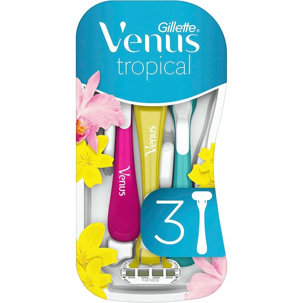 Gillette Venus 3 Engangsskrabere Tropical 3-pk.
