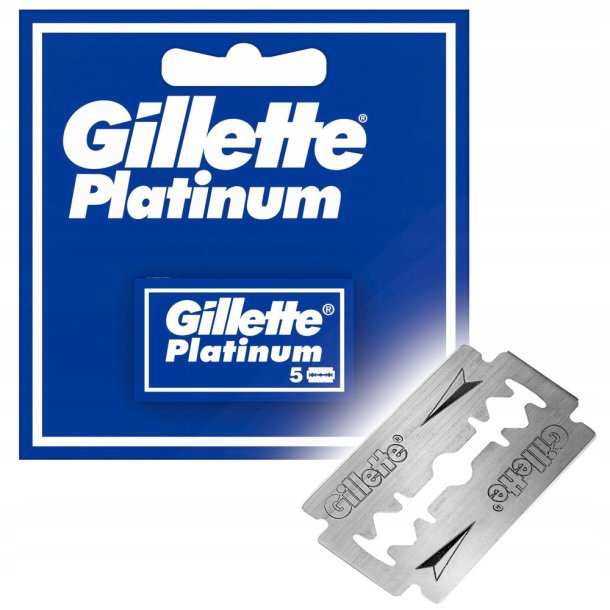 Gillette Platinum 5-pk Barberblade Double Edge