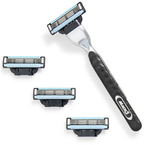 Gillette Mach3 barberhvel Inkl. 3 barberblader