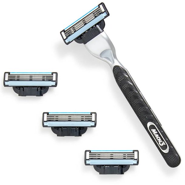 Gillette Mach3 barberhvel Inkl. 3 barberblader