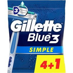 Gillette Blue3 Simple Engangsskrabere 5-pk.
