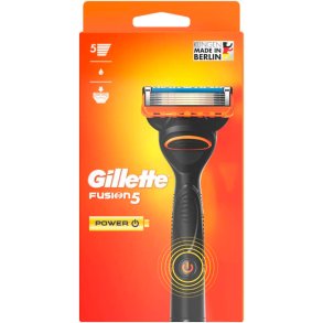 Gillette Fusion5 Power Barbermaskine � Batteridrevet Skraber med 1 Fusion5 Barberblad