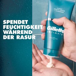 Gillette Intimate 2-i-1 Rense- &amp; Barbercreme 177 ml.