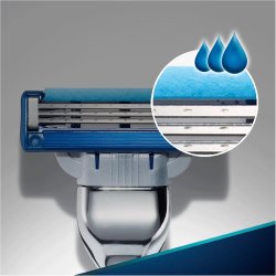 Gillette Barberblade Mach3 Turbo 4-pk.