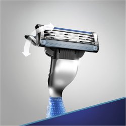 Gillette Barberskraber Mach3 Start + 3 Barberblade