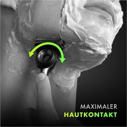 GilletteLabs Barberskraber + Magnet-dock + 5 Barberblade