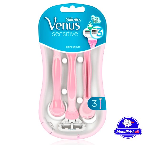 Gillette Venus Sensitive Skin Elixir Rasierer, 3er-Pack.