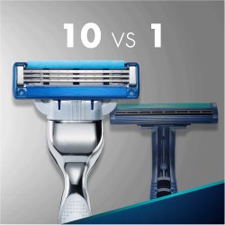 Gillette Barberblade Mach3 Turbo 4-pk.