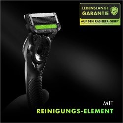 GilletteLabs Barberskraber + Magnet-dock + 5 Barberblade