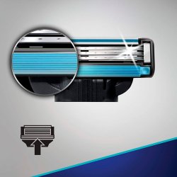 Gillette Barberskraber Mach3 Start + 3 Barberblade