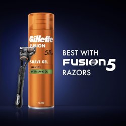 Gillette Fusion5 Sensitive Barbergel XXL 240 ml.