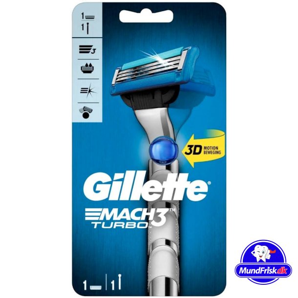 Mach3 Turbo Gillette Barberskraber