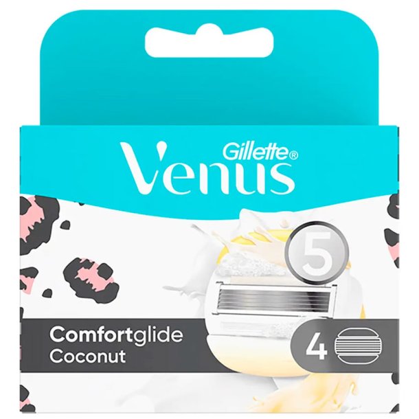 Gillette Venus Comfortglide Barberblader Kokos 4-pk.
