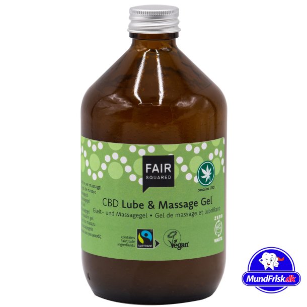 Glidecreme Fair Squared CBD Massage &amp; Glidegel 500 ml.