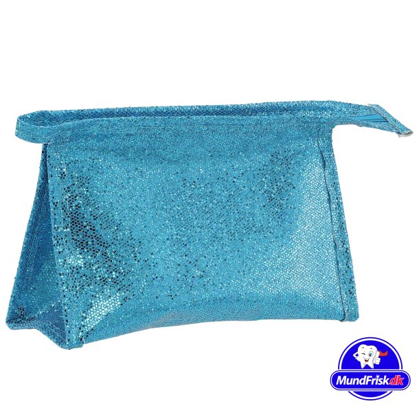 Glitter Toilet- &amp; MakeUp-taske - flere farver