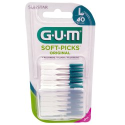 GUM Original Soft-Picks LARGE - 40 st.
