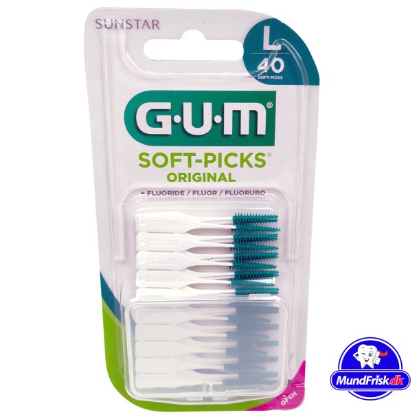 GUM Original Soft-Picks LARGE - 40 stk.