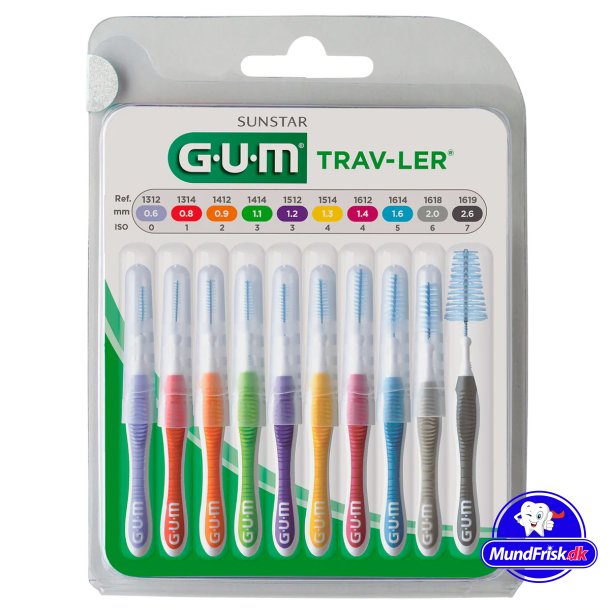 GUM TravLer Hiaatborstels Mix Pack