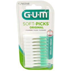 80 stk. GUM Original Soft-Picks MEDIUM med fluor