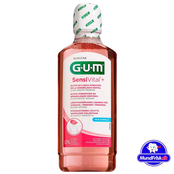 GUM SensiVital+ Mundskyl Mod Isninger 500 ml