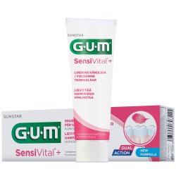 GUM SensiVital+ Tandpasta Mod Isninger 75 ml