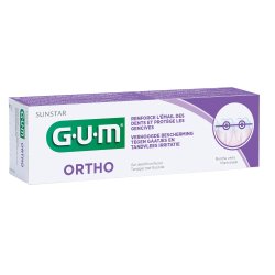 GUM Ortho Tandpasta Gel Med Fluor 75 ml