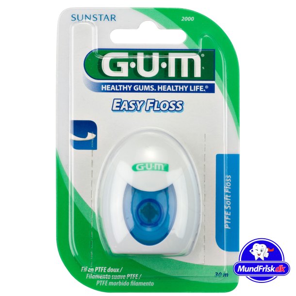 GUM Hammaslanka Easy Floss Tape PTFE Light Waxed (kevyt vahattu)