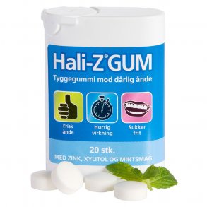 Hali-Z Xylitol Tyggegummi mod drlig nde 20 stk.