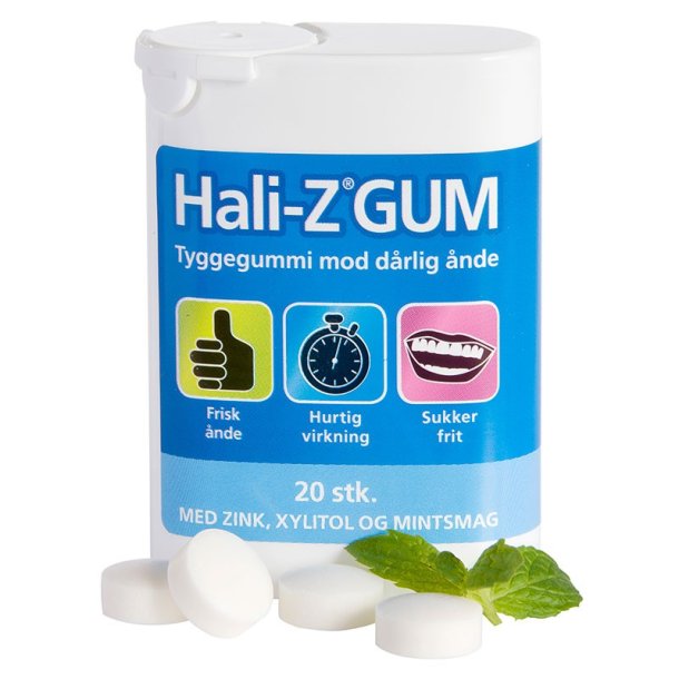 Hali-Z Xylitol Tyggegummi mod drlig nde 20 stk.