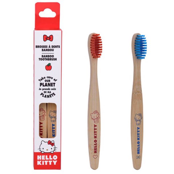 Hello Kitty Bambus Tandbrster Til Brn 2-pk.