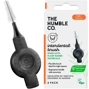 Humble Co. Plantebaserede Mellemrumsbrster 0.45 mm ISO 1 ORANGE