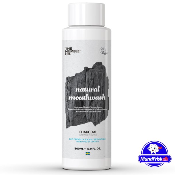 Naturlig CHARCOAL Mundskyl The Humble Co.