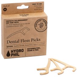 Hydrophil Floss Picks Tandtrdsbjler Bambus