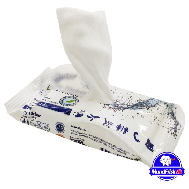 Vdservietter Aloe Vera Desinfektion Til Hnder og Overflader
