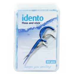 Idento Floss &amp; Stick Tanntrdhengere Hardbox 55 stk.
