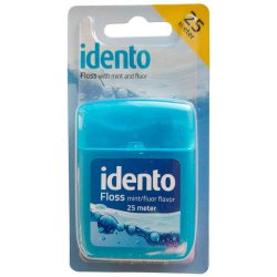 Idento Tandtrd Floss med fluor &amp; Mint-smag