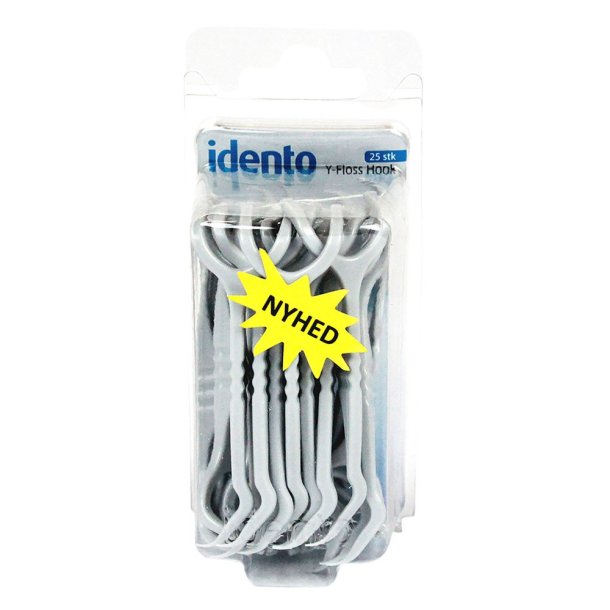 Idento Y-Floss Hook Stick 25 stk.
