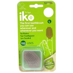 Fingertannbrste med bambuspulver IKO