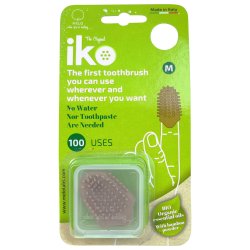 Fingertannbrste med bambuspulver IKO