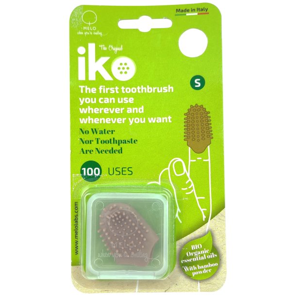 Brosse � dents doigt avec poudre de bambou IKO SMALL
