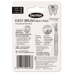 DenTek Gap Brushes Multi-Pack Easy Brush Mix Pack