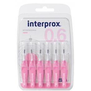 InterProx 4G Premium Mellemrumsbrster - Nano - 0.6 mm - PINK
