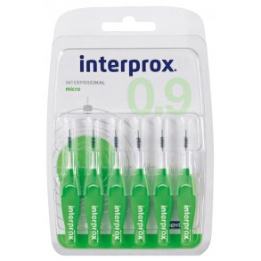 InterProx 4G Premium Mellemrumsbrster - Micro - 0.9 mm - GRN