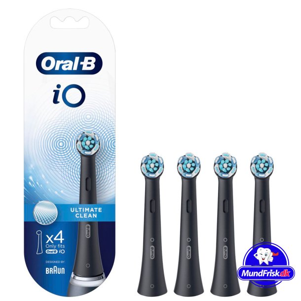 4 st. Oral-B iO Borsthuvuden Ultimate Clean SVART