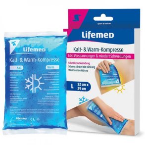 Lifemed Ispose Kald/Varm Kompress 29 x 12 cm