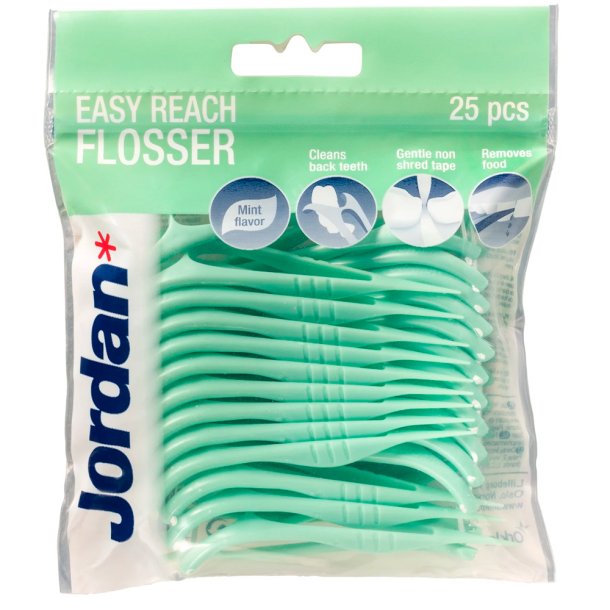 Jordan Easy Reach Flosser Tandtrd 25 stk.