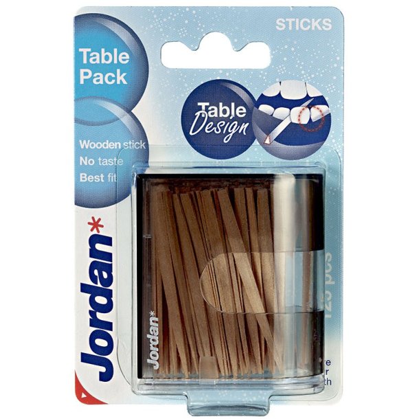 Jordan Tr Tandstikker Bordpakning 125 stk.